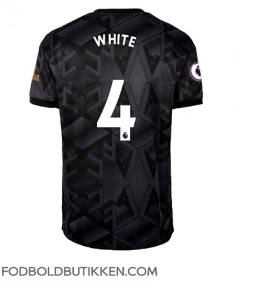 Arsenal Benjamin White #4 Udebanetrøje 2022-23 Kortærmet